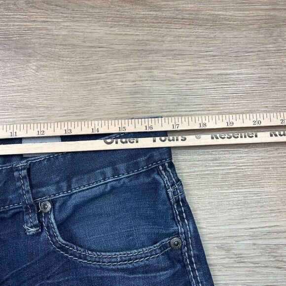 BKE Jeans Mens 32 Blue Carter Straight Denim Stretch - Picture 8 of 11
